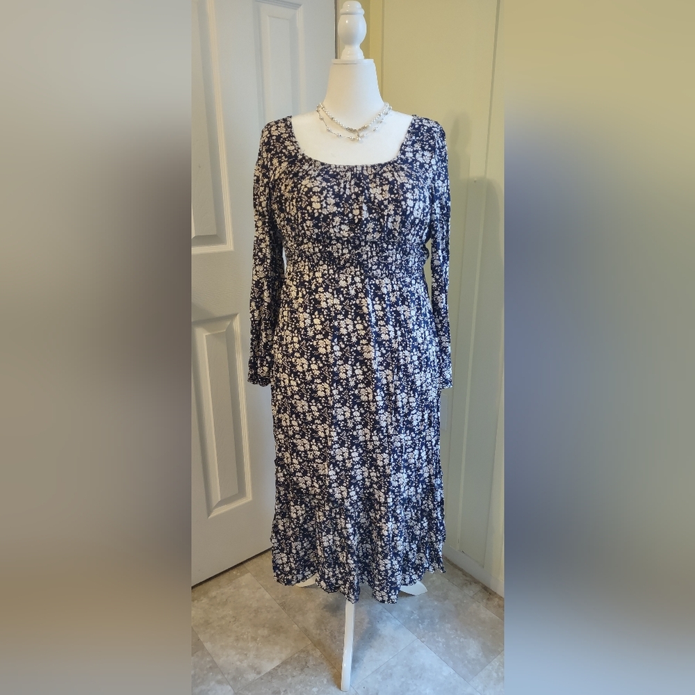Floral Long Sleeve Dress